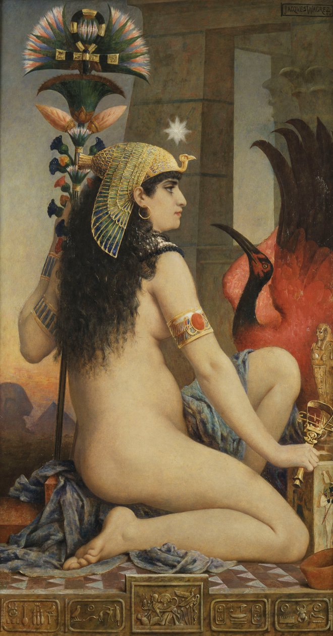 Egyptisk kvinde, 1875 af Jacques Wagrez