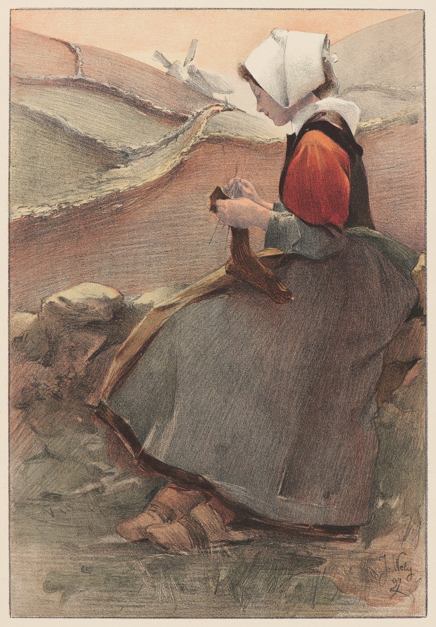 Moseblomst, 1897. af Jacques Wely