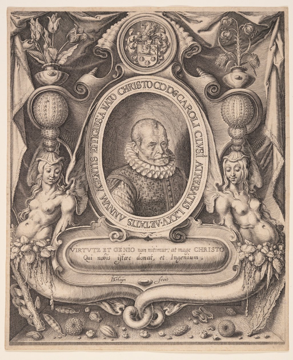 Carolus Clusius, læge og botaniker af Jacques de Gheyn II