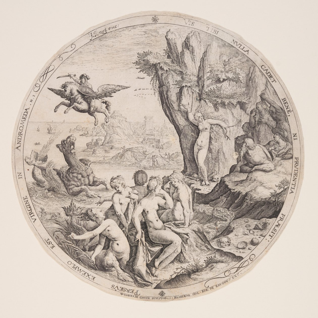 Perseus befrier Andromeda af Jacques de Gheyn II