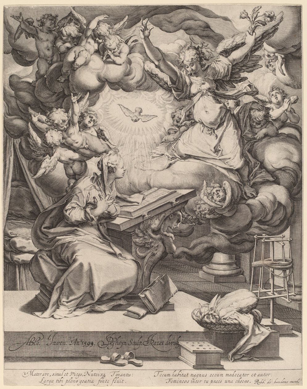Bebudelsen af Jacques de Gheyn II after Abraham Bloemaert