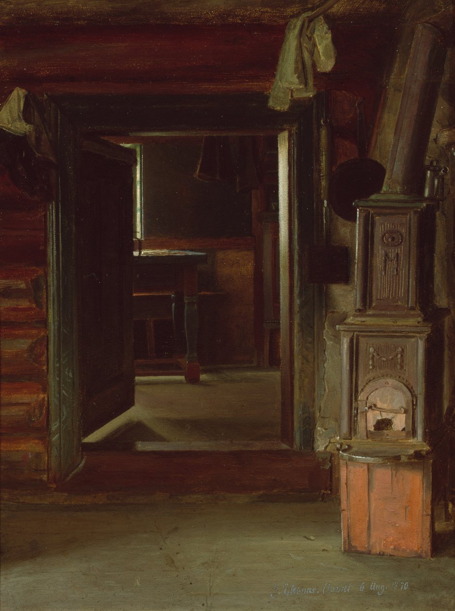 Interiør, august 1870 af Jahn Ekenaes