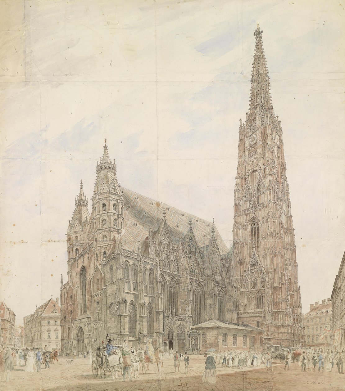 Stefanskatedralen i Wien af Jakob Alt