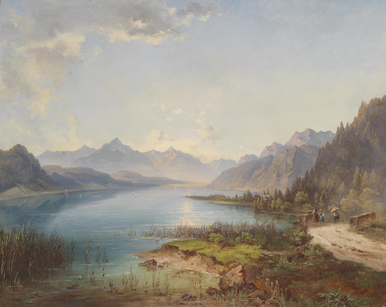 Partie am Millstätter See af Jakob Canciani
