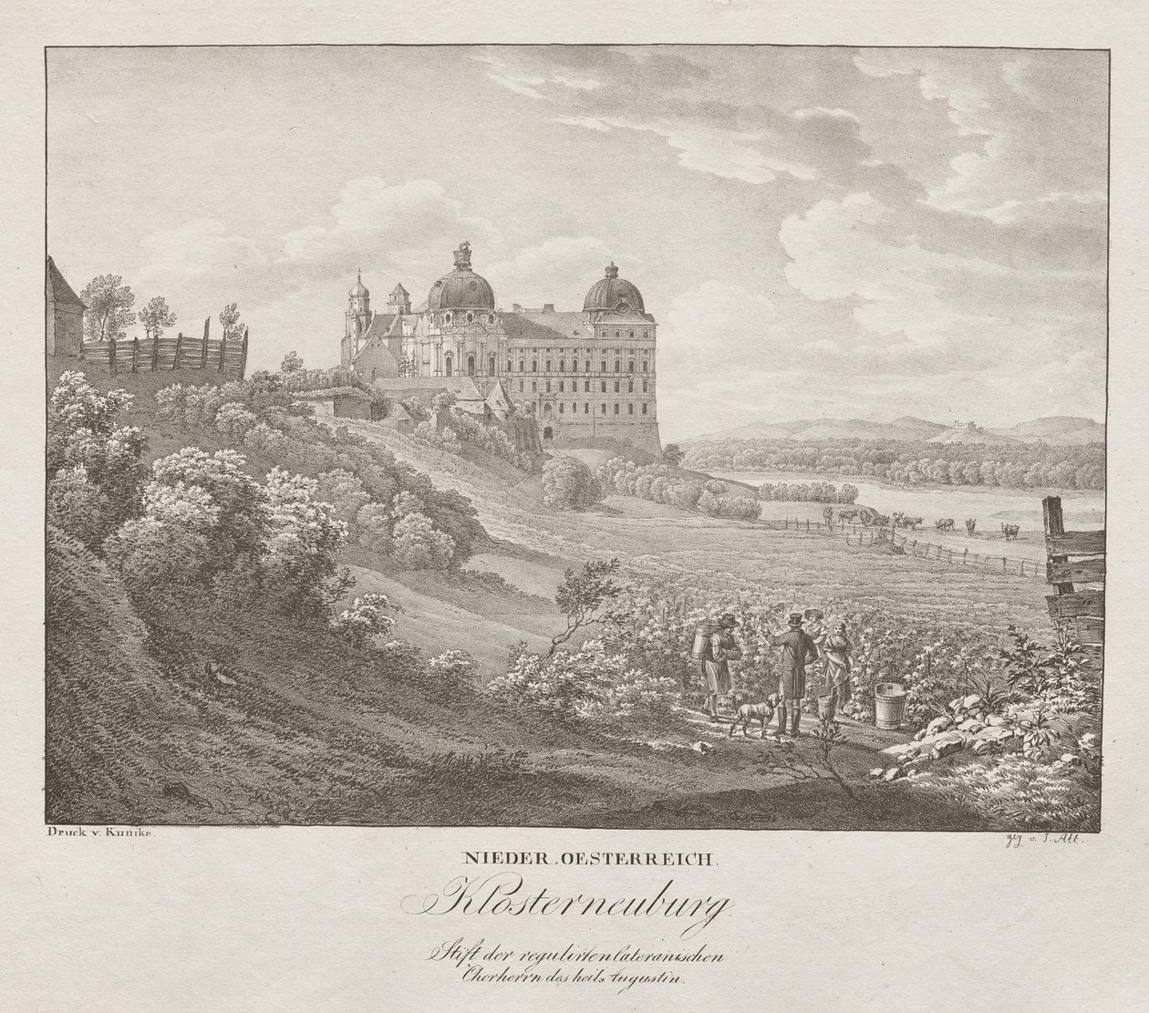 Nedre Østrig, Klosterneuburg af Jakob Alt