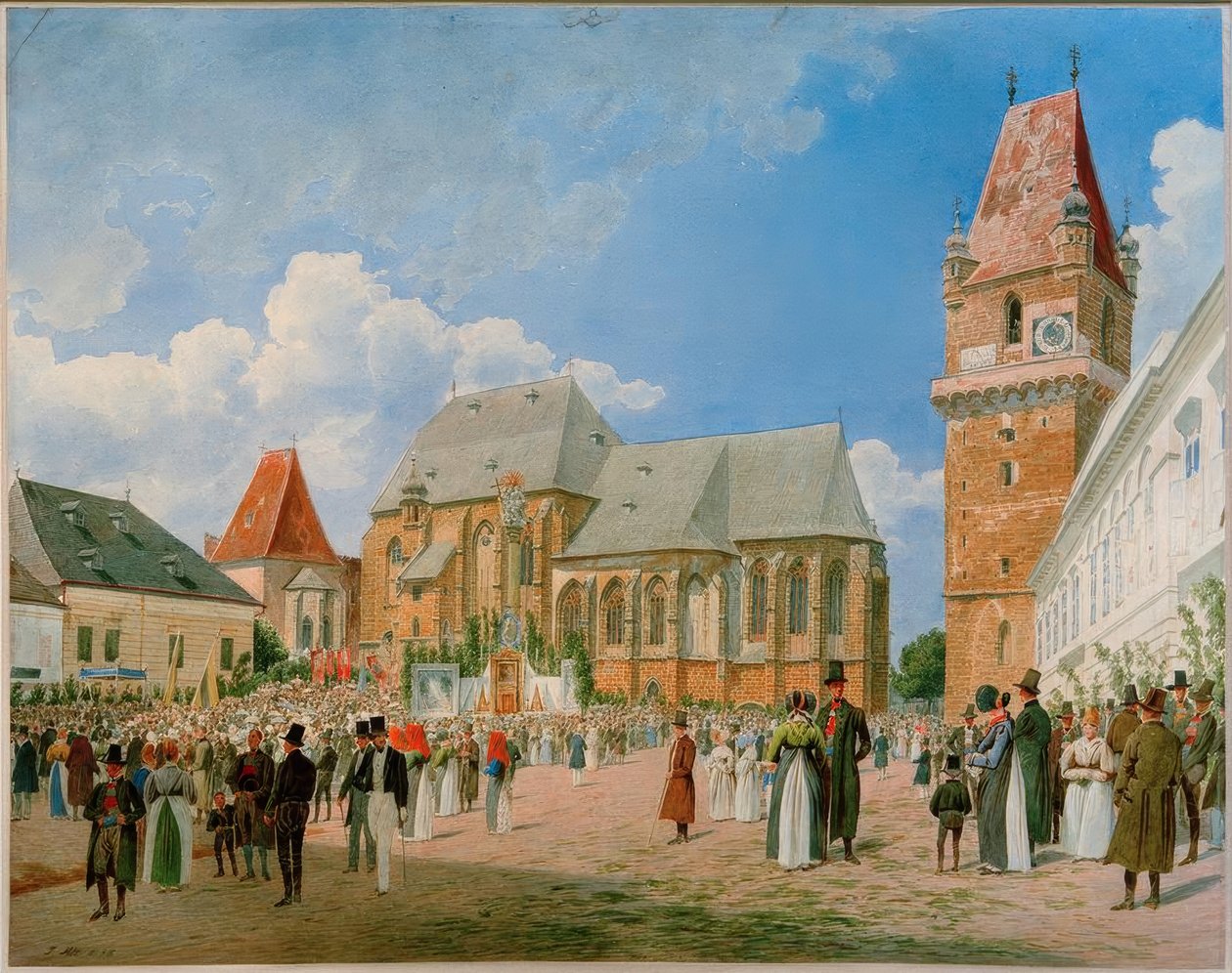 Perchtoldsdorf (Mödling-distriktet, Nedre Østrig, Østrig), af Jakob Alt