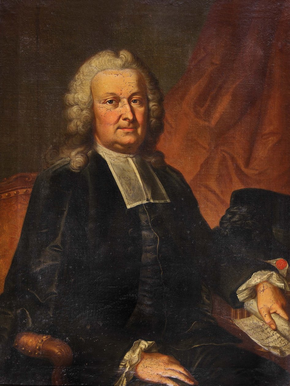 Portræt af Franz Emanuel Steiger af Jakob Emanuel Handmann