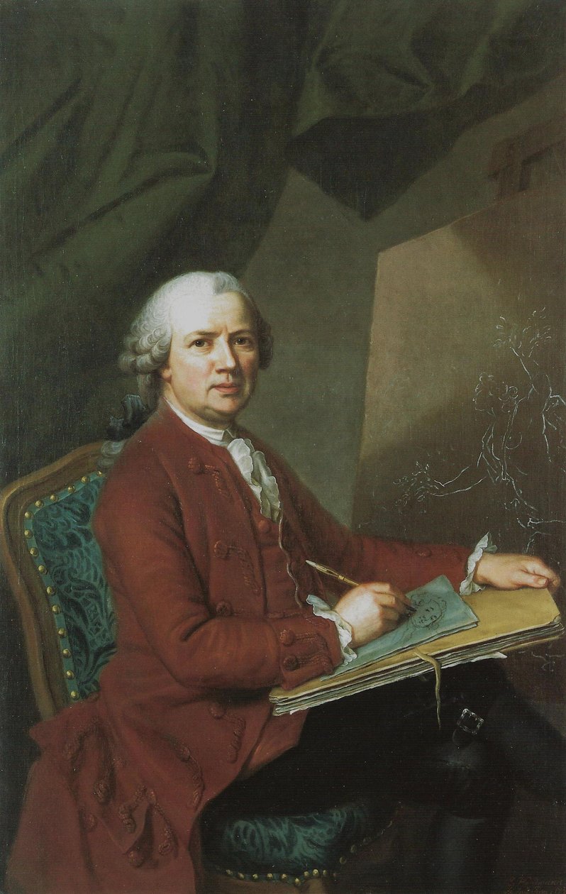 Selvportræt af Jakob Emanuel Handmann