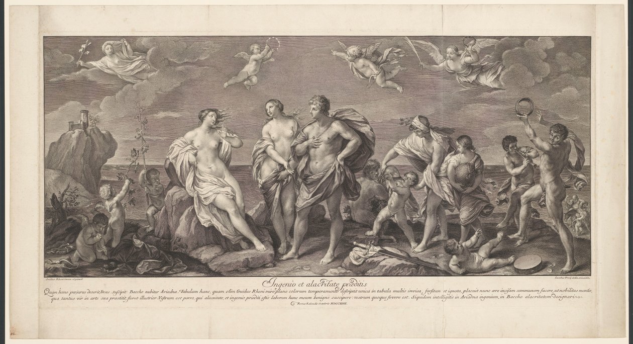 Bacchus en Ariadne af Jakob Frey (I)
