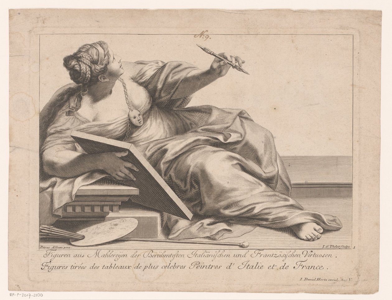 Personificering af maleri af Jakob Gottlieb Thelott