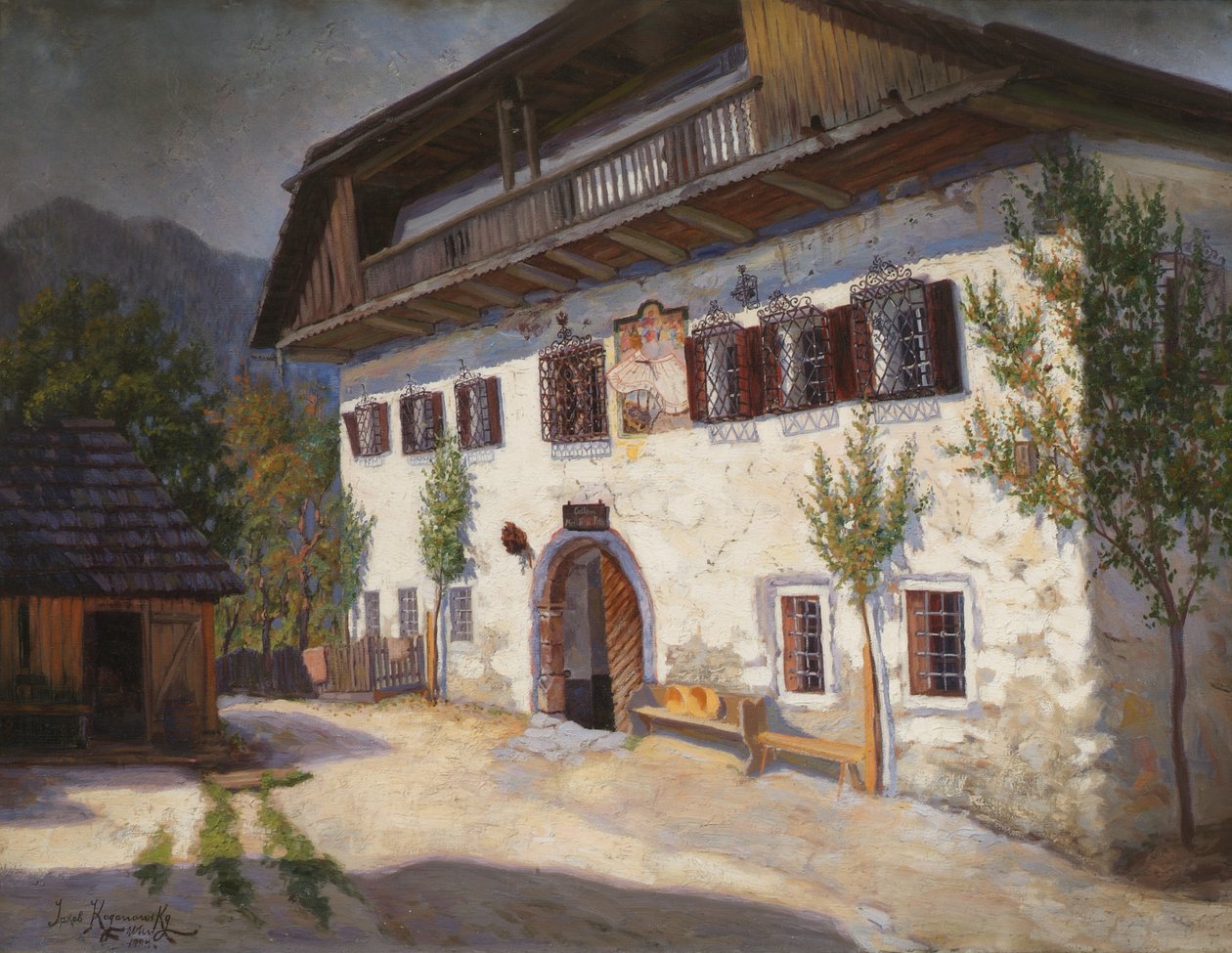 Der Gasthof Pettar i St. Agatha af Jakob Koganowsky