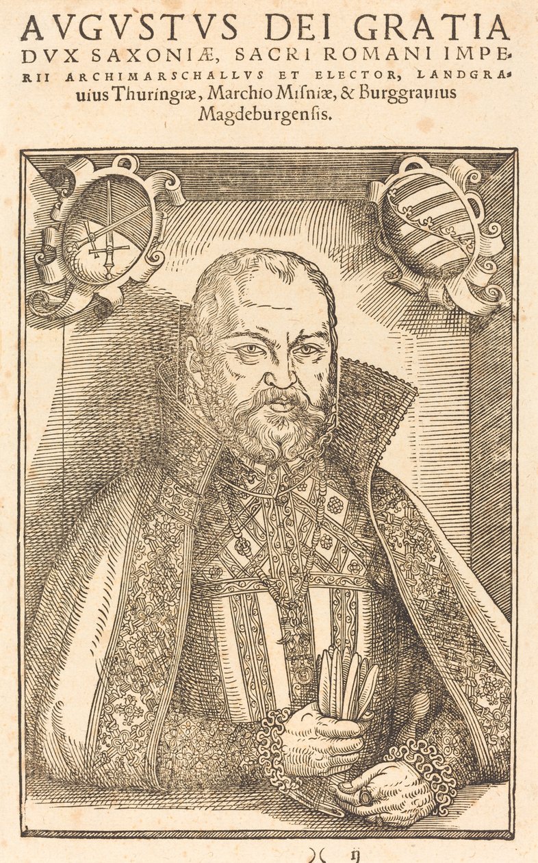 Augustus Hertzog af Sachsen af Jakob Lucius the Elder