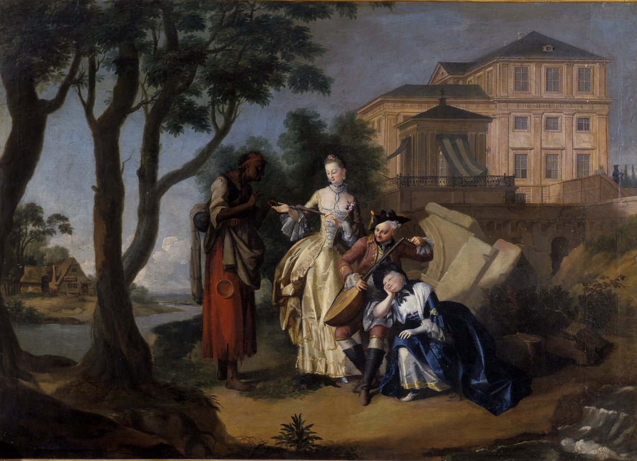Spåsigøjner, 1762 af Jakob Michel
