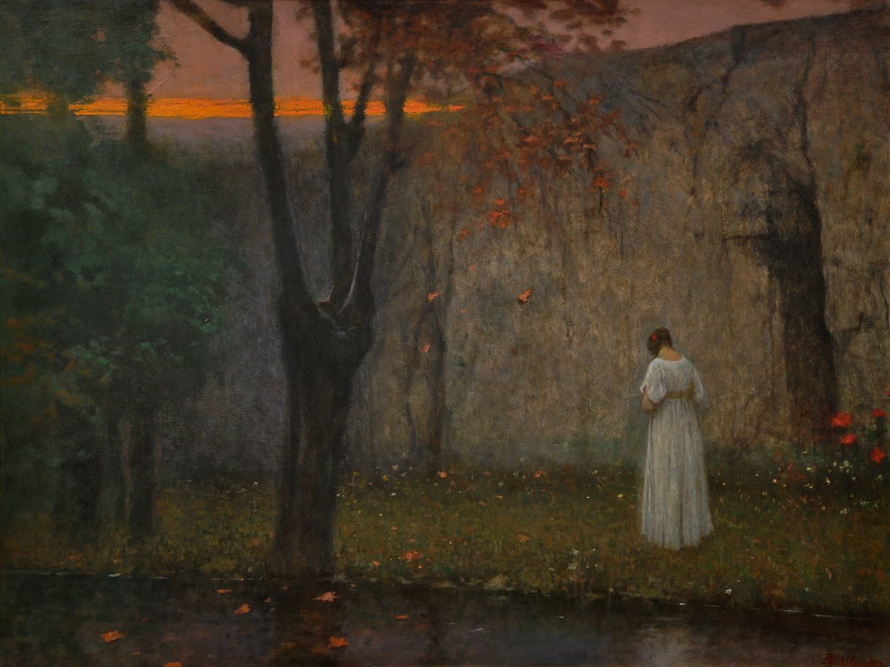 Efterårsgry, 1910 af Jakub Schikaneder