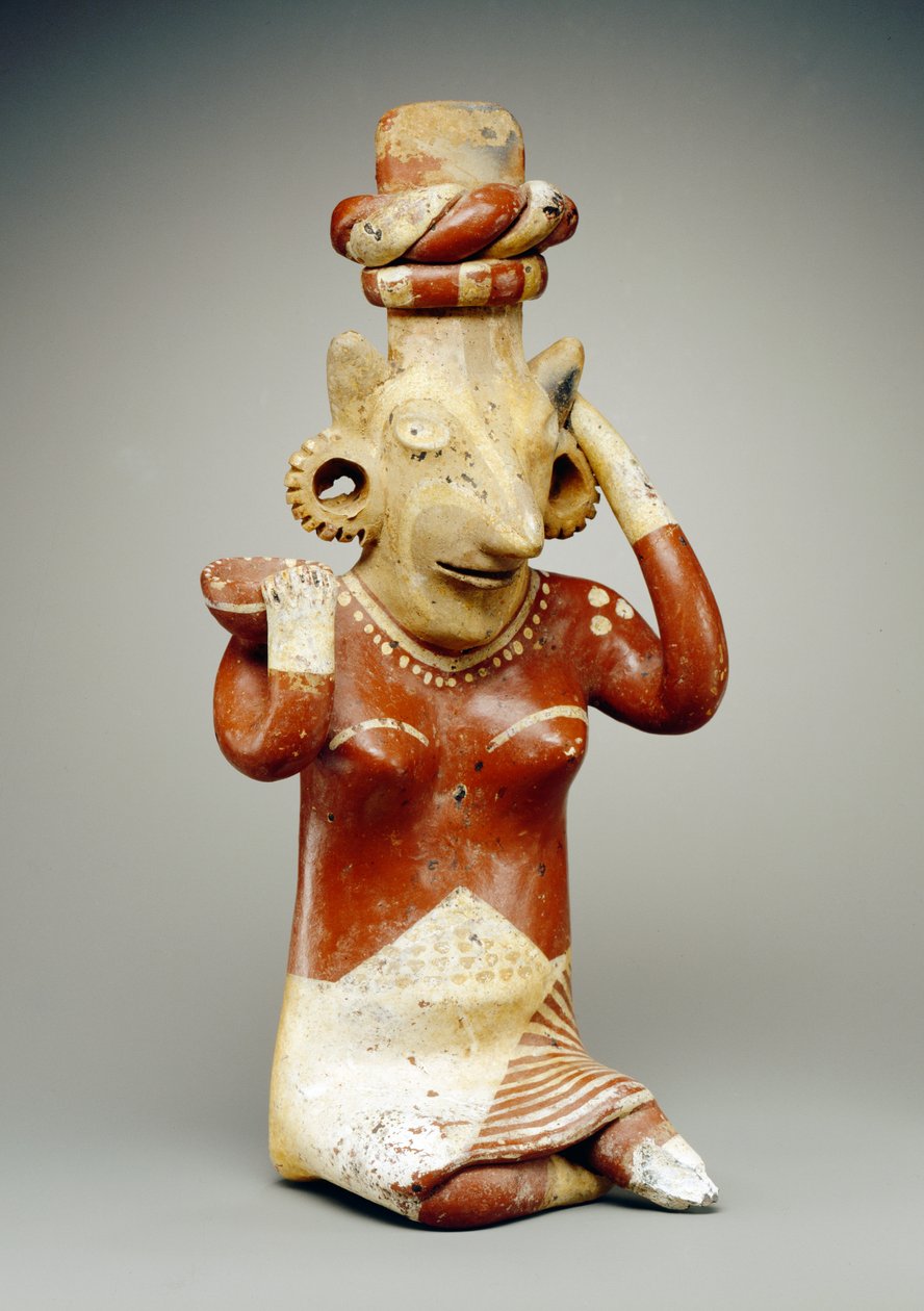 Kvindefigur (keramik) af Jalisco