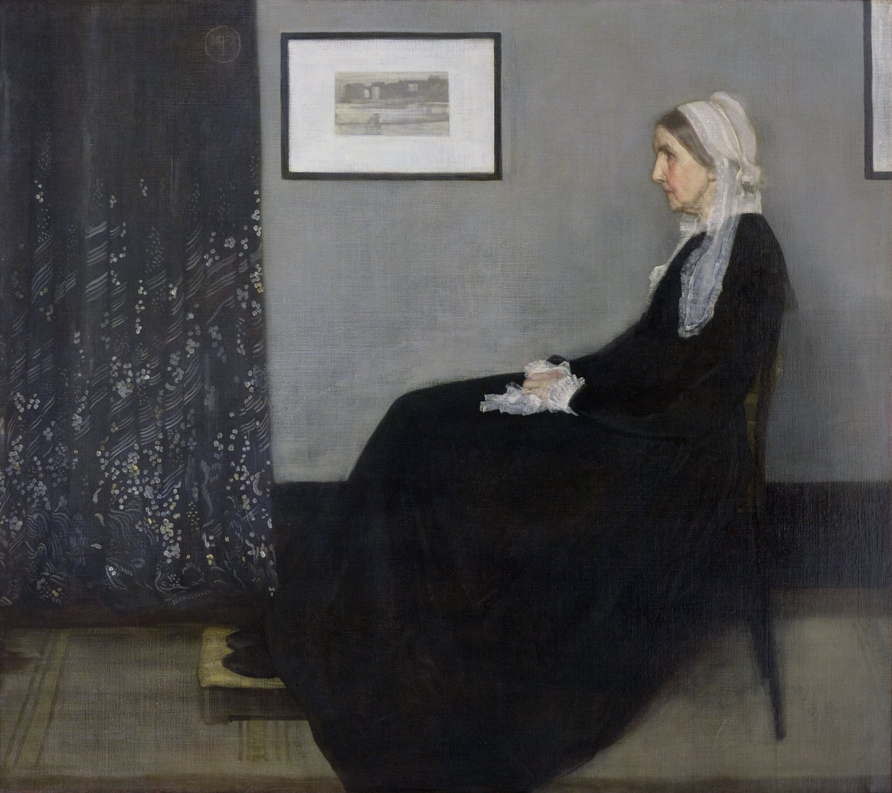Arrangement i gråt og sort nr. 1 ELLER portræt af kunstnerens mor Whistlers mor af James Abbott McNeill Whistler