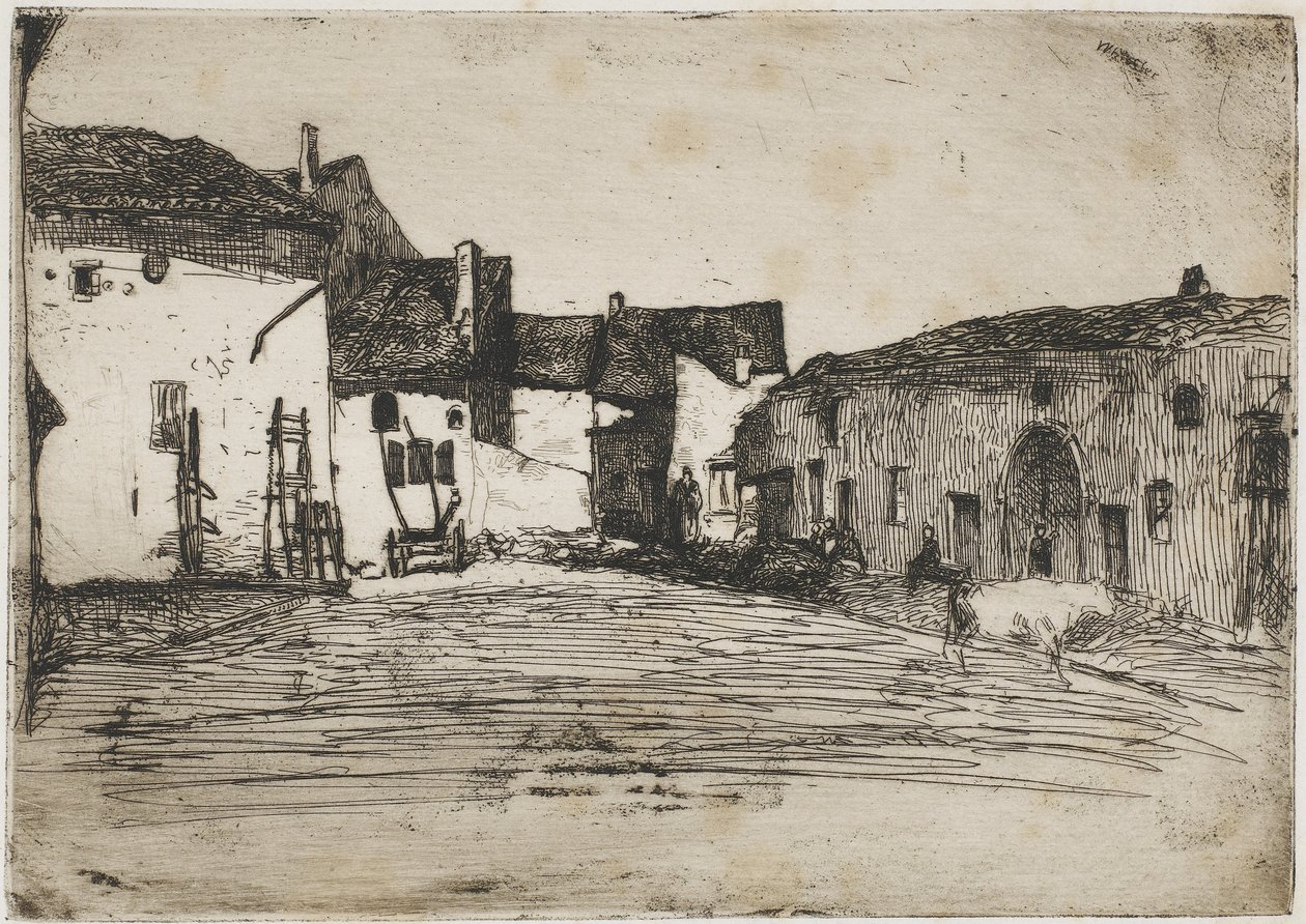 Liverdun, 1858 (ætsning på papir) af James Abbott McNeill Whistler