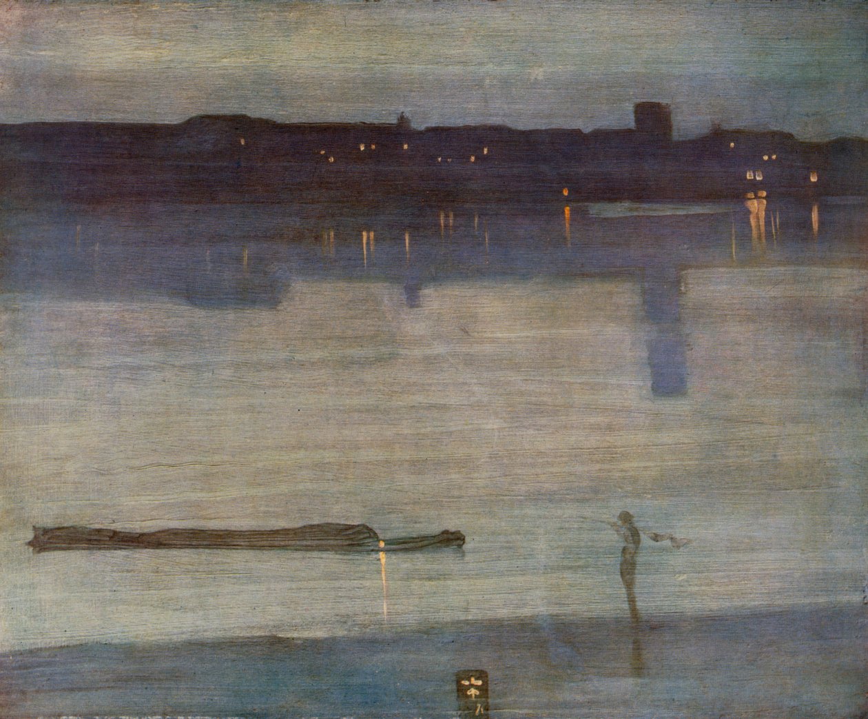 Nocturne i blå og grøn af James Abbott McNeill Whistler