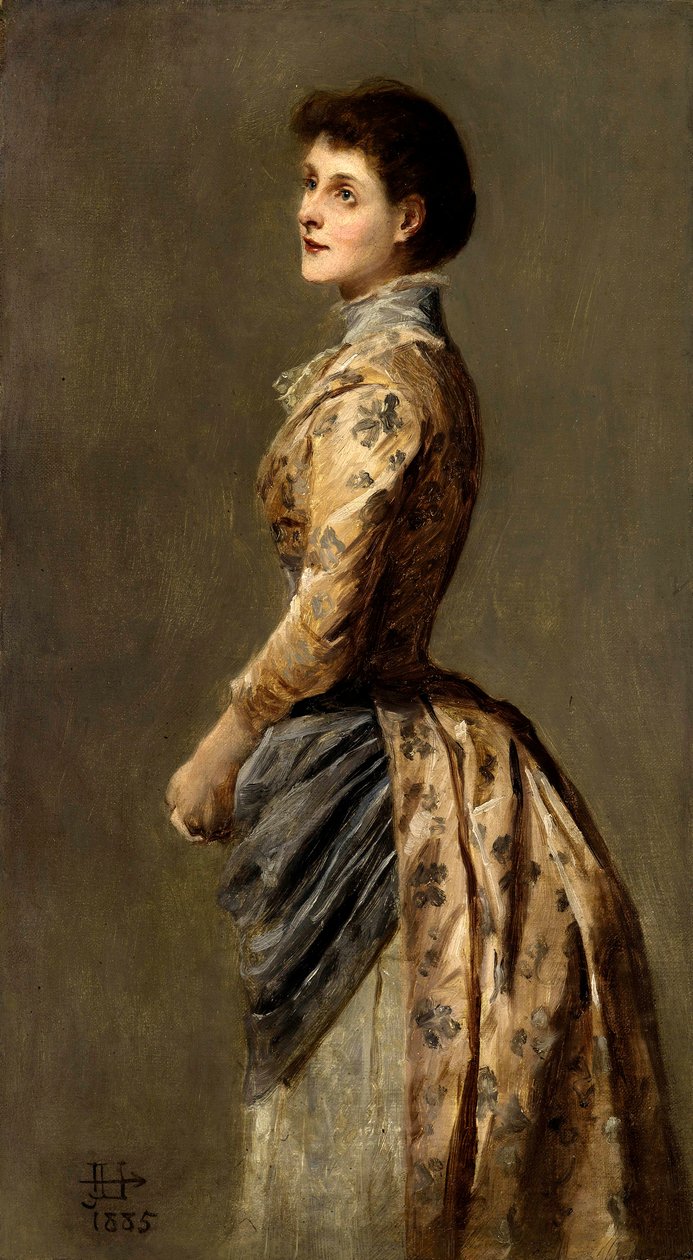 Portræt af en pige, 1885 af James Archer