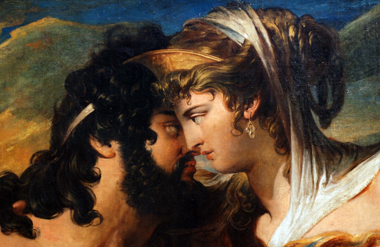 Jupiter og Juno på Mount Ida detaljer af James Barry