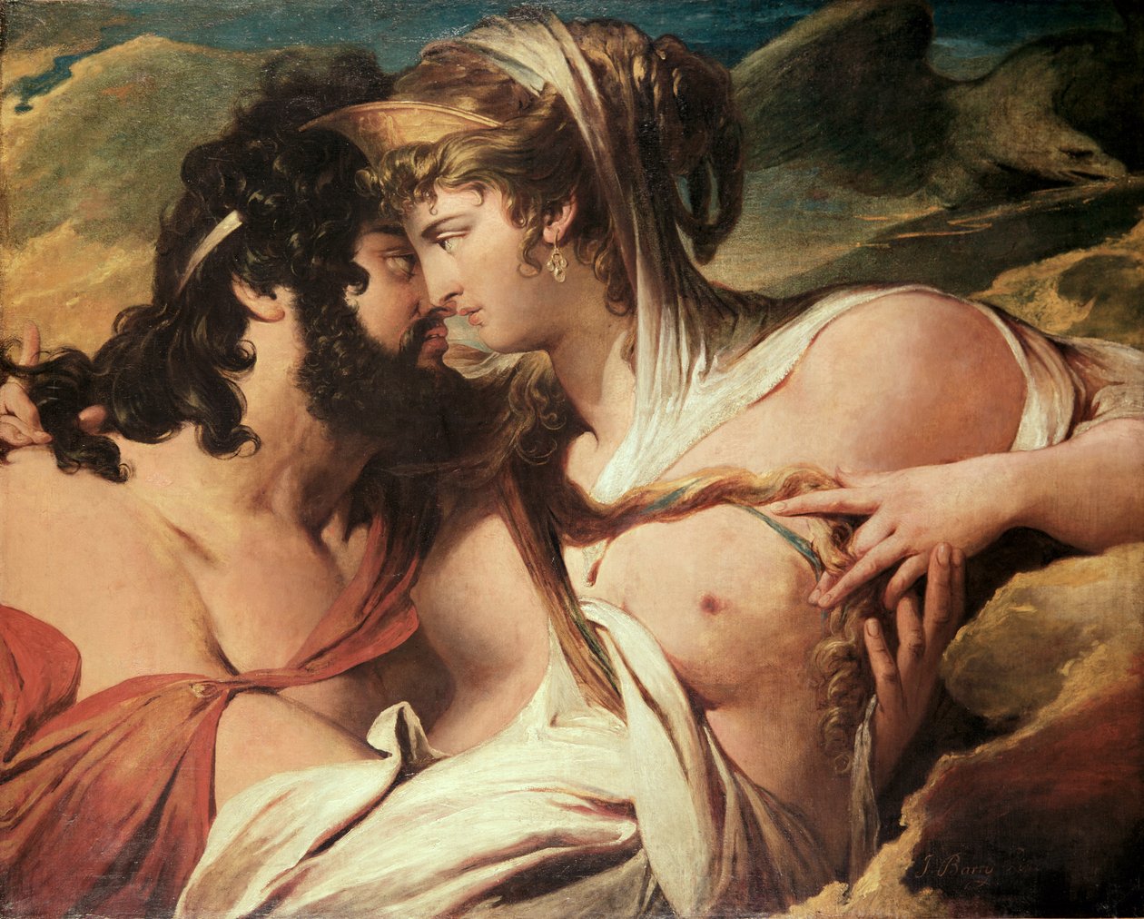 Jupiter og Juno på Mount Ida af James Barry