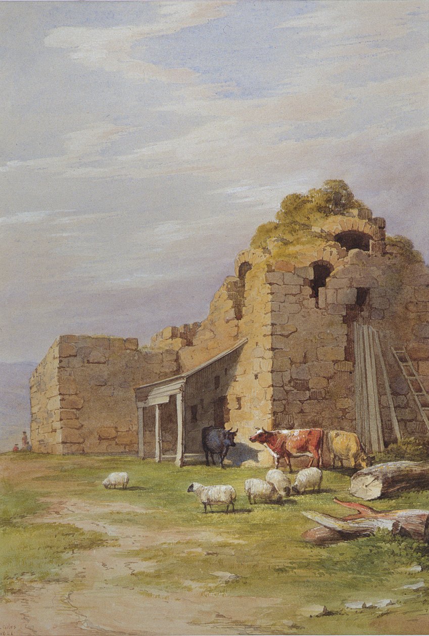 Colqhouny Slot, 1841 af James Giles