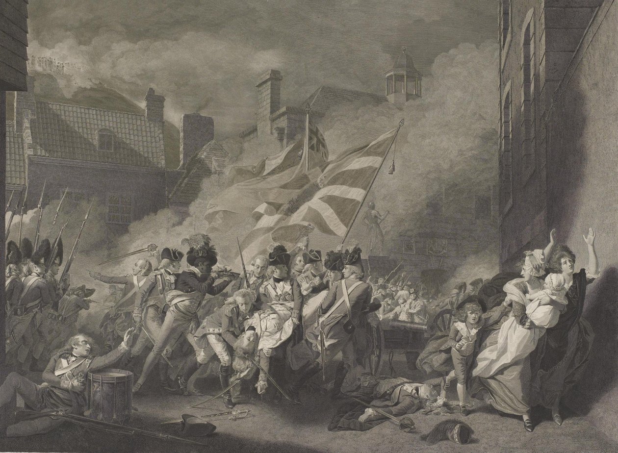 Major Peirsons død af James Heath
