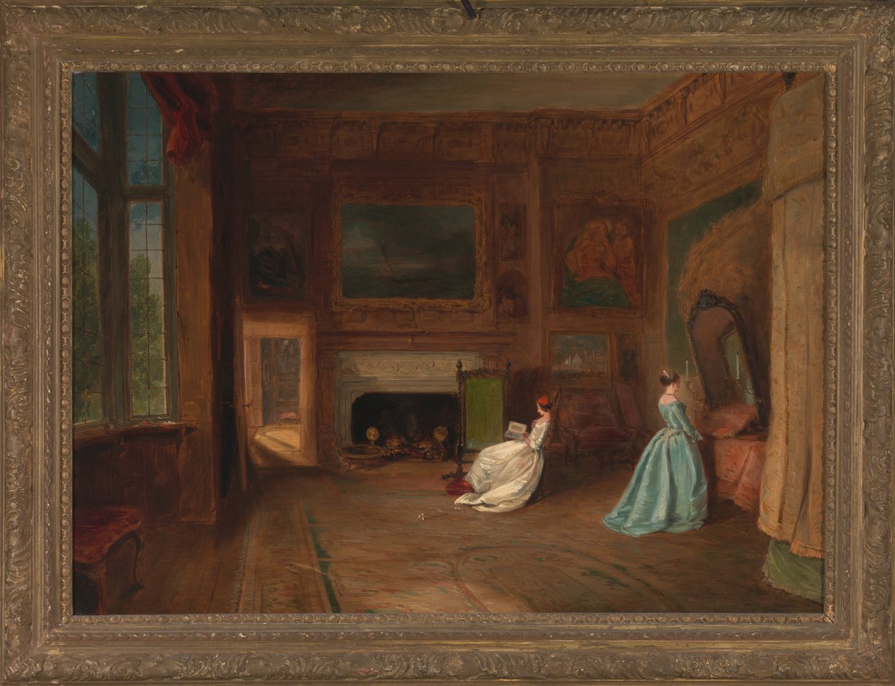 Lady Betty Germain soveværelse i Knole, Kent af James Holland