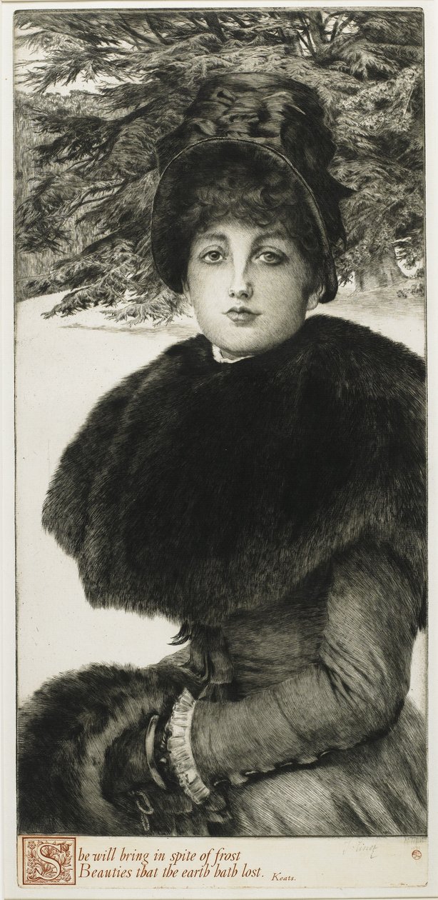 En vintervandring, 1880 af James Jacques Joseph Tissot