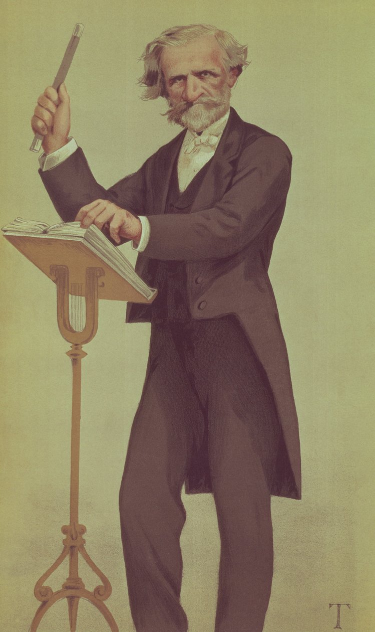 Giuseppe Verdi (tegnefilm) af James Jacques Joseph Tissot