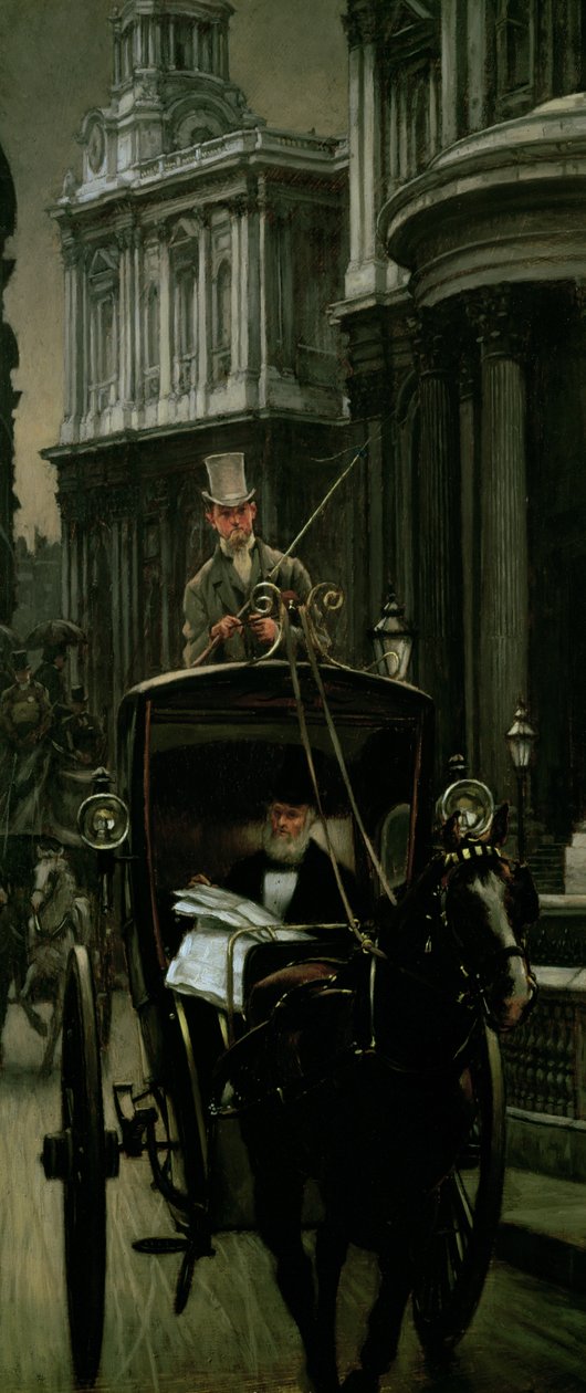 Going to Business (Going to the City), ca. 1879 (panel) af James Jacques Joseph Tissot
