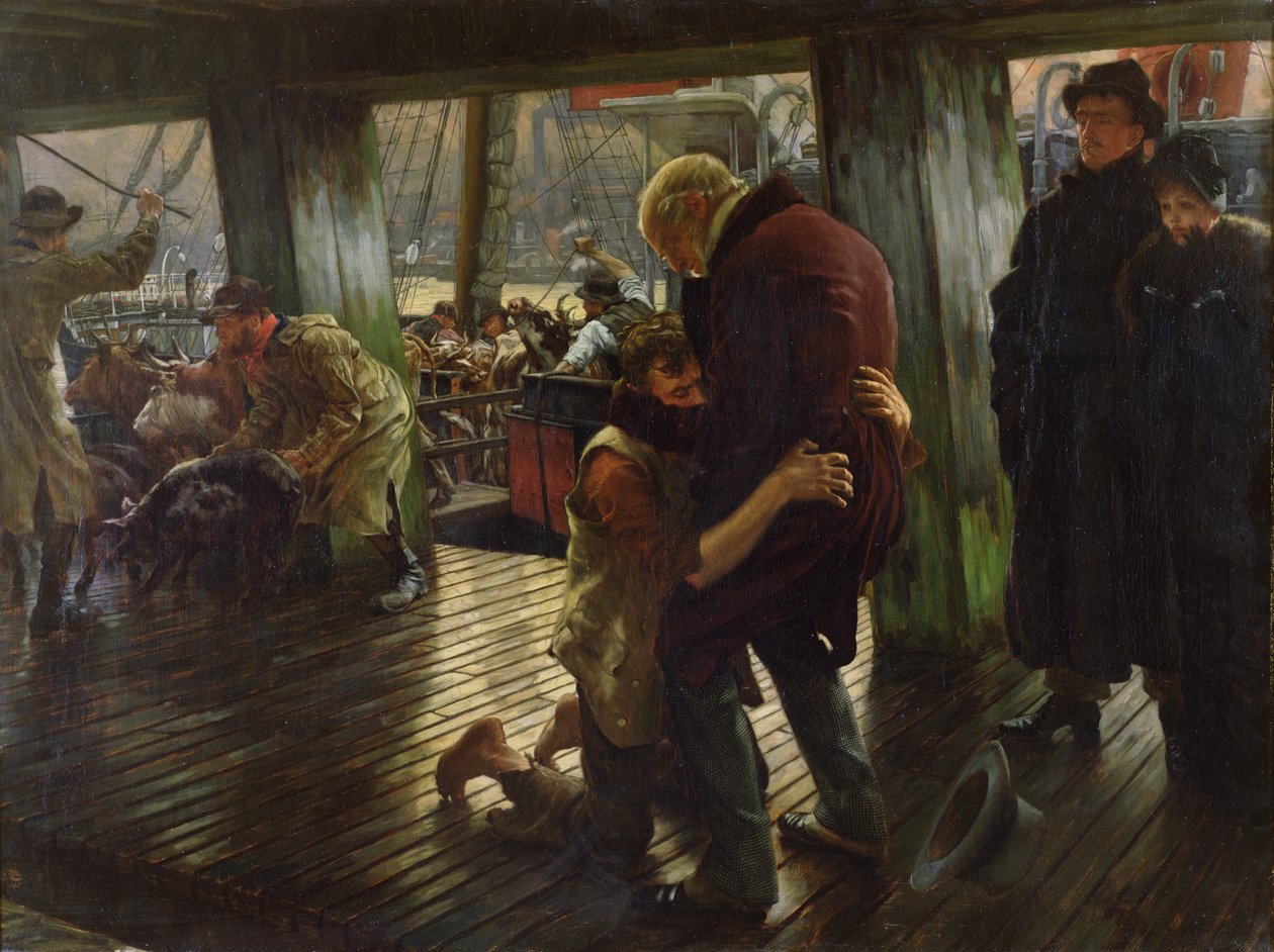 The Prodigal Son in Modern Life: The Return, 1880 (for skitse se 45478) af James Jacques Joseph Tissot