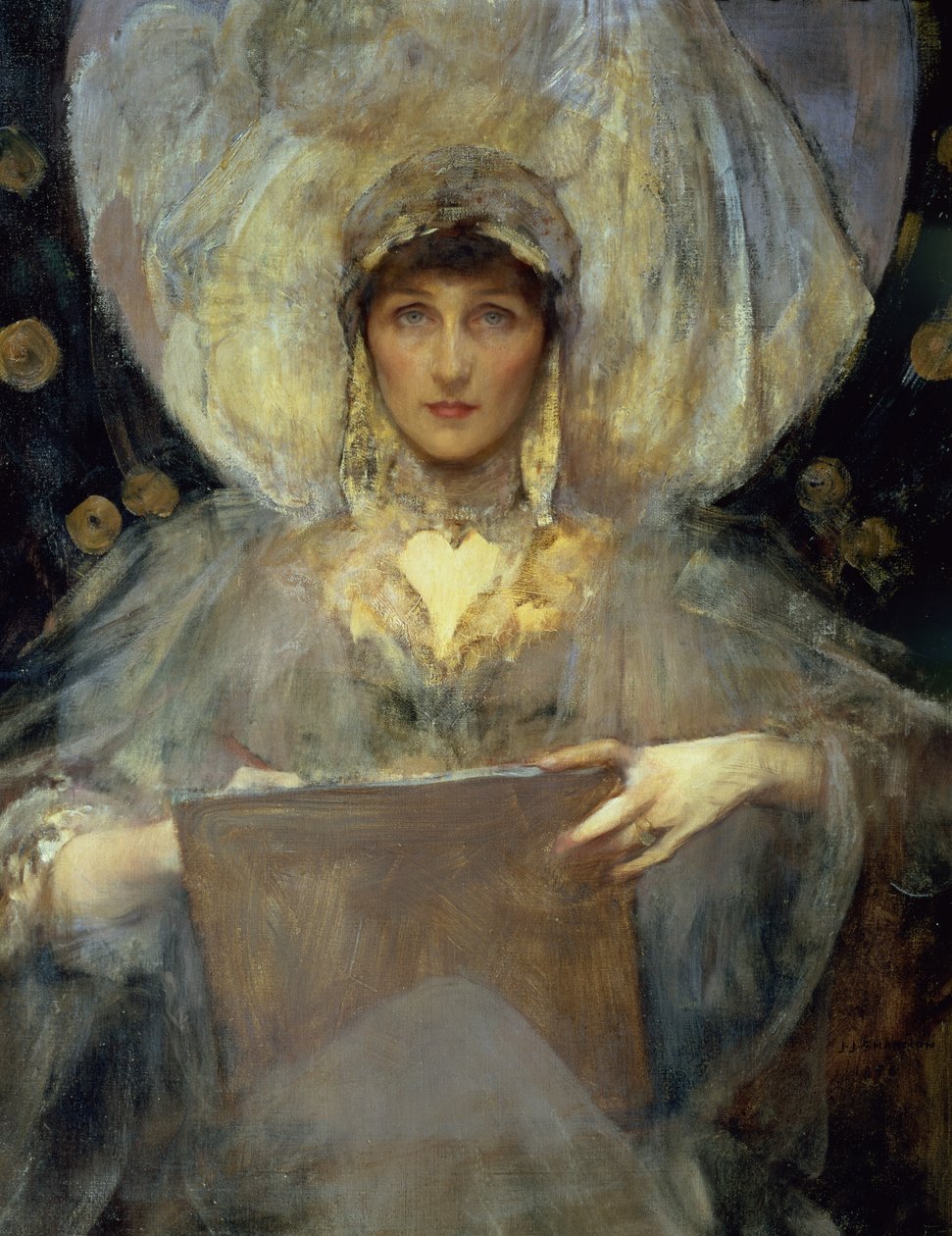 Portræt af Violet, hertuginde af Rutland, 1896 af James Jebusa Shannon