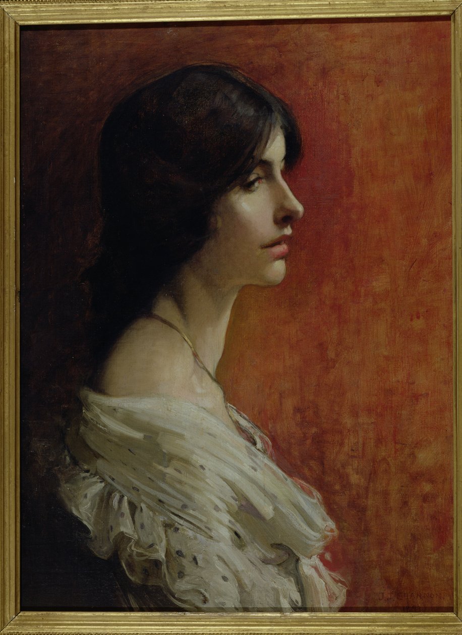 SB 269 Portræt af en ung dame, 1897 af James Jebusa Shannon
