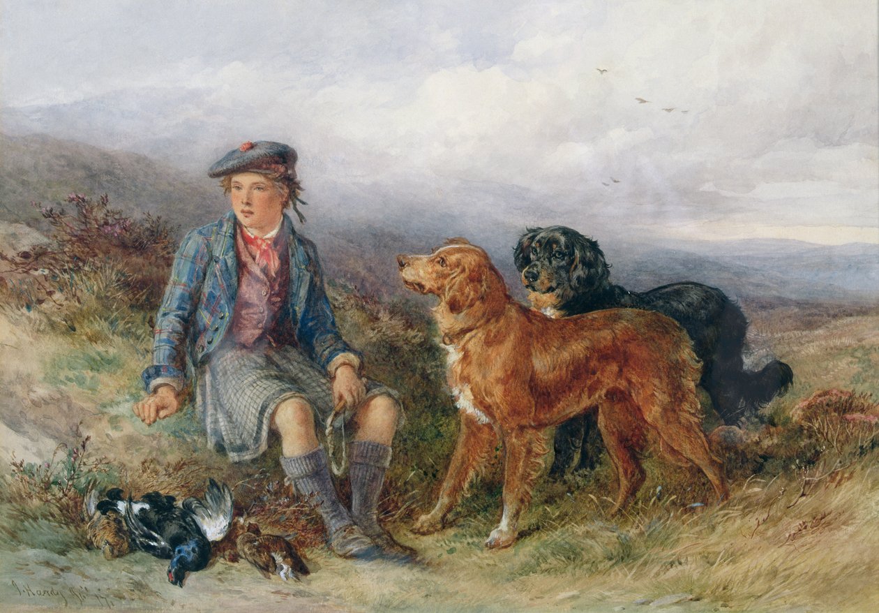 Den unge Ghillie, 1871 af James Jnr Hardy