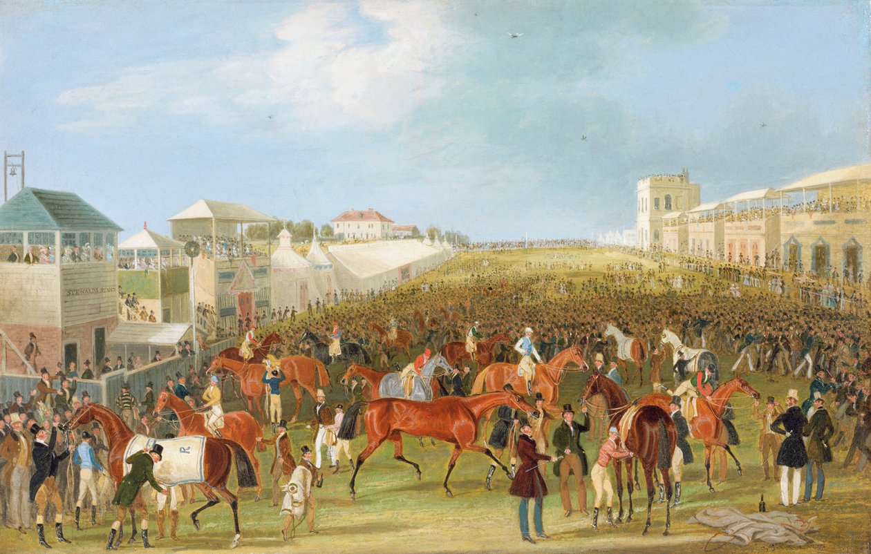 Epsom Races: The Race Over af James Pollard