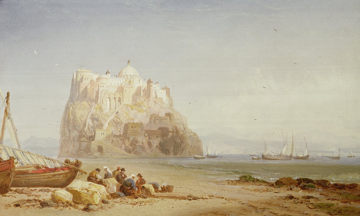 Slottet Ischia, Napoli af James Webb