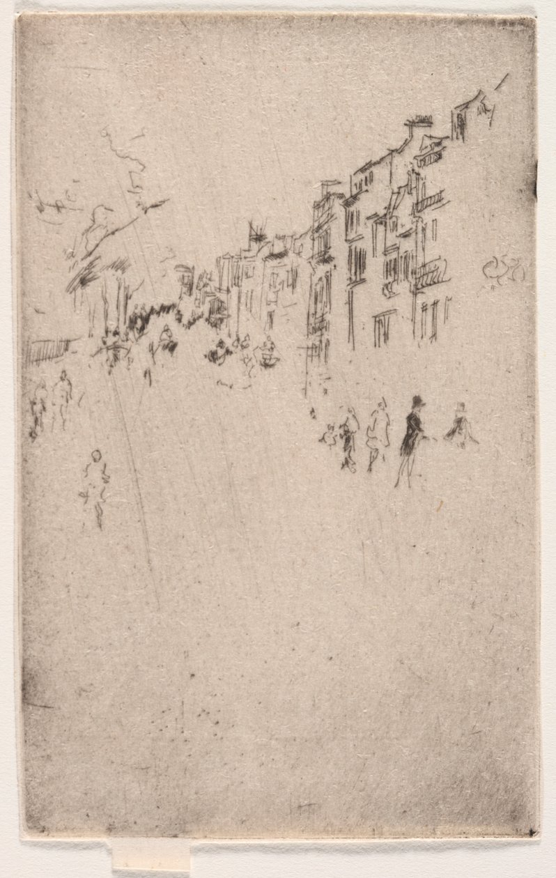 Et fragment af Piccadilly. af James Abbott McNeill Whistler