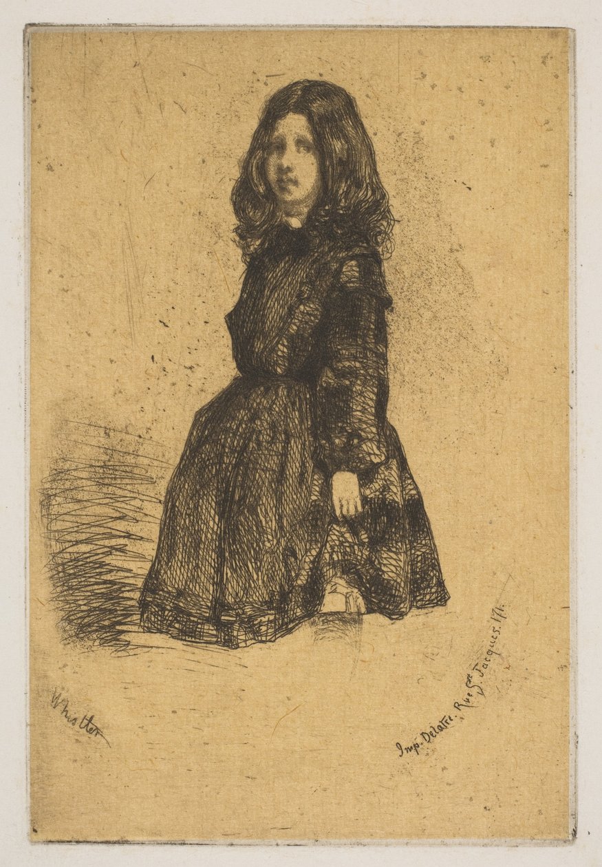Annie, 1858. af James Abbott McNeill Whistler