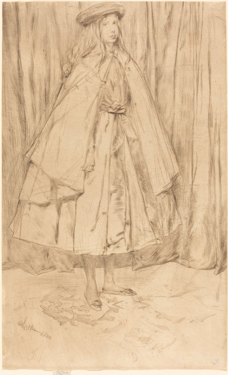 Annie Haden, 1860. af James Abbott McNeill Whistler