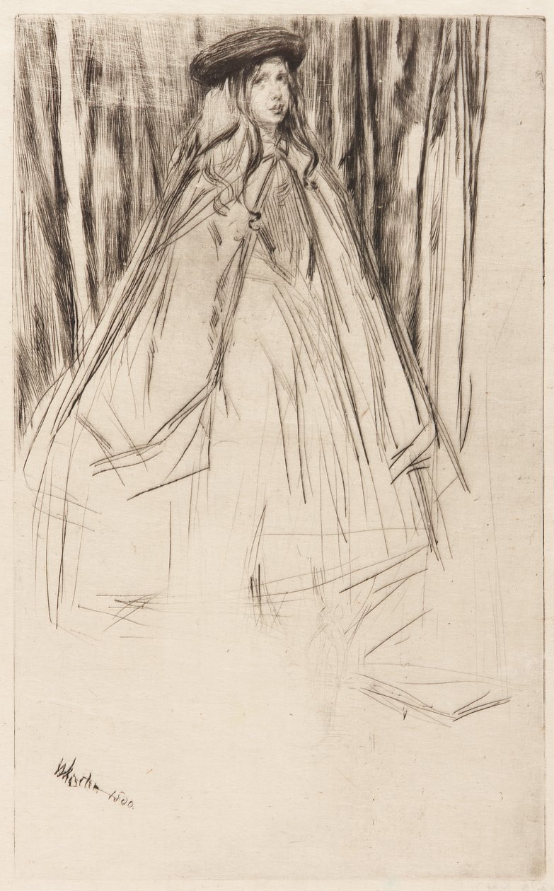 Annie Haden, 1860. af James Abbott McNeill Whistler