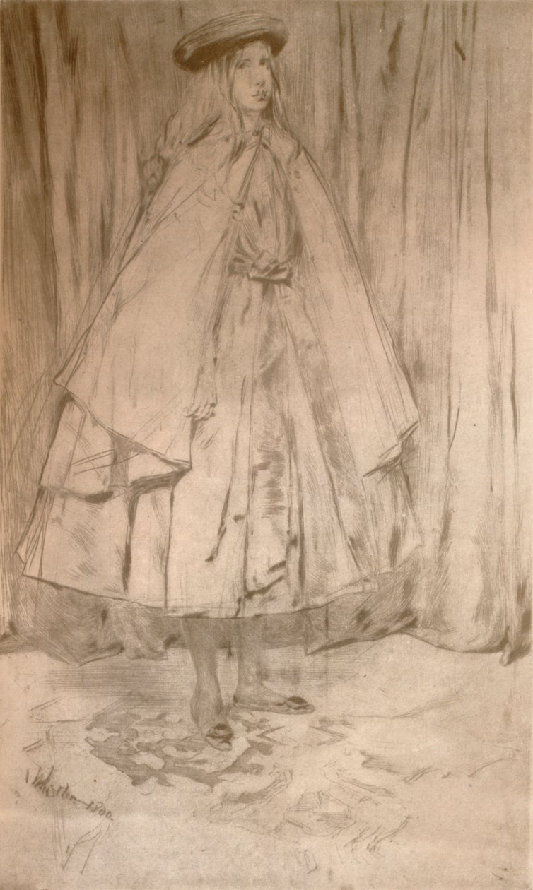 Annie Haden, 1860, 1904 af James Abbott McNeill Whistler