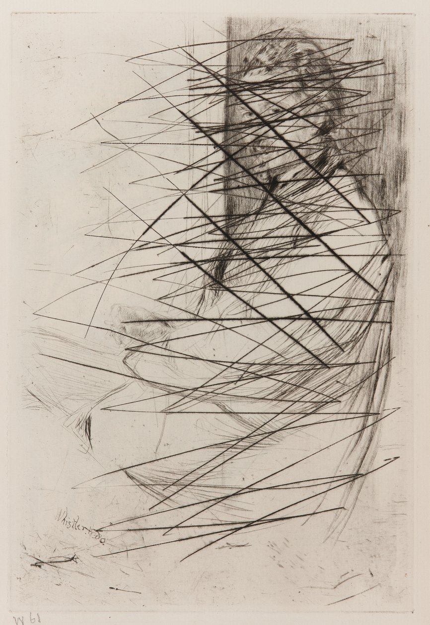 Axenfeld, 1860. af James Abbott McNeill Whistler