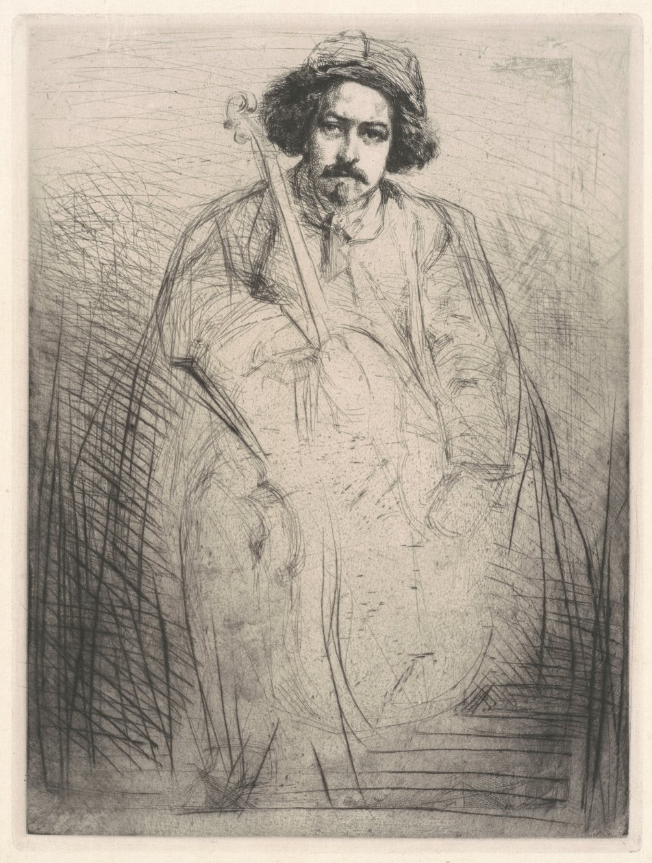 Becquet, 1871. af James Abbott McNeill Whistler