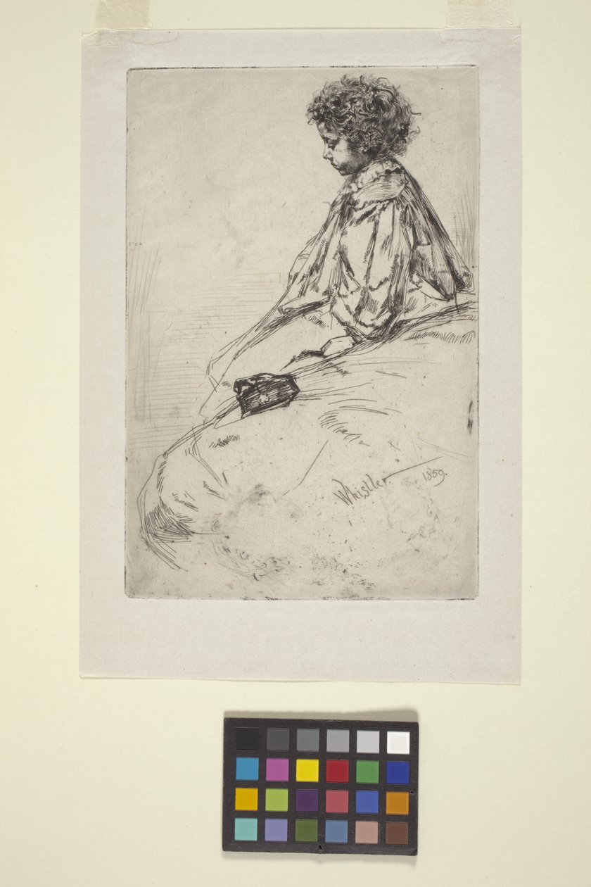 Bibi Lalouette (ætsning) af James Abbott McNeill Whistler