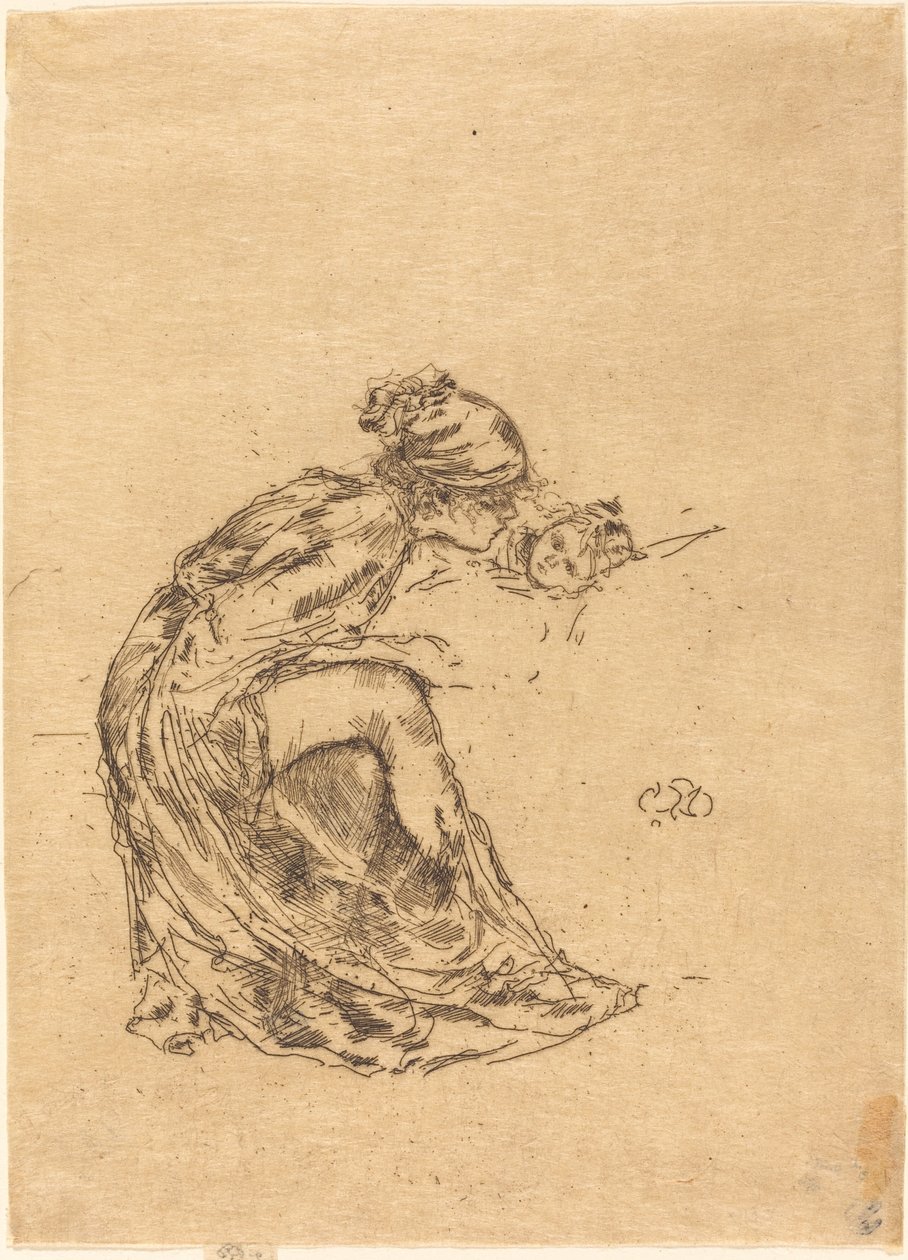 Cameo, No.I. af James Abbott McNeill Whistler