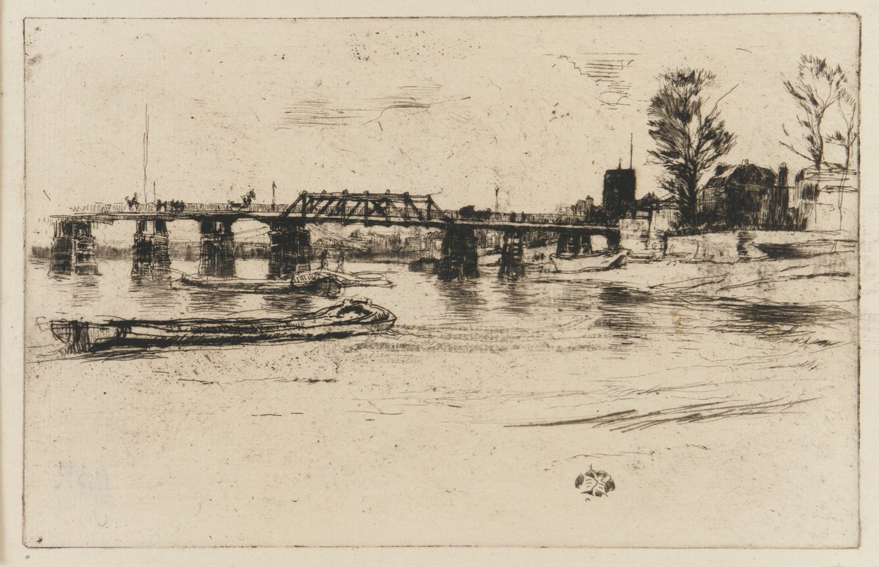 Chelsea, 1879. af James Abbott McNeill Whistler