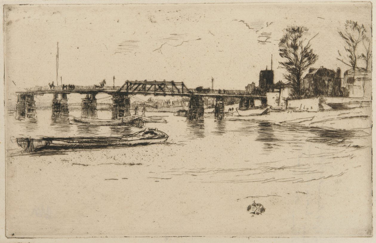 Chelsea, 1879. af James Abbott McNeill Whistler