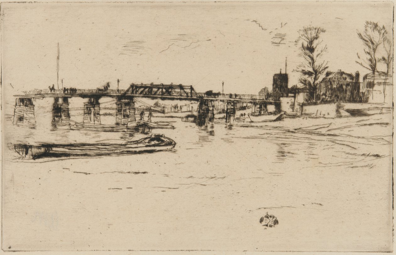 Chelsea, 1879. af James Abbott McNeill Whistler