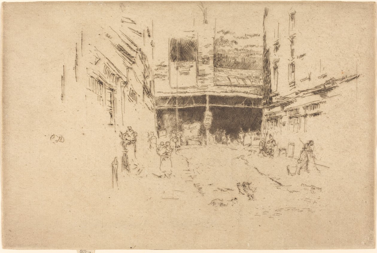 Tøjbørs, No.I, 1887. af James Abbott McNeill Whistler
